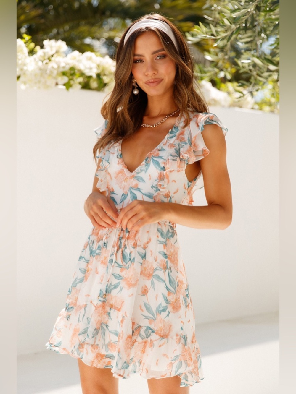 Hello Molly OLD FASHIONED FLING DRESS WHITE